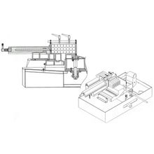 Прижим для пакетной резки для станка ленточнопильного Stalex BS-280G