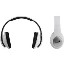 Наушники Genius HS-935BT   White   (Bluetooth,  микрофон,  с  регулятором громкости)