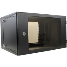 NT WALLBOX PRO 9-64 B Шкаф 19&#34; настенный, двухсекционный, чёрный, 9U 600*460, дверь стекло-металл