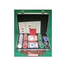 Набор для игры в покер DICE 200 (200 фишек без номинала)"