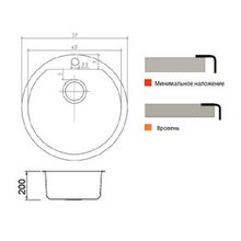 Мойка Seaman Natural SMC‐510V Supreme светлая медь