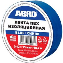 Abro 15 мм*18.2 м синяя