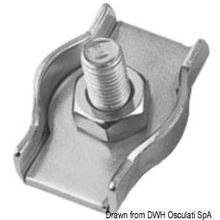 Osculati SS simple clamp 4 mm, 04.513.04