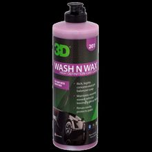 Автошампунь с воском 2в1 3D Wash N Wax 201OZ16 0,47 л