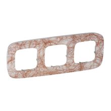 Valena ALLURE.Рамка "Итальянская фантазия".3-постовая универсальная | код 754493 | Legrand