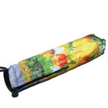 Зонт женский плоский ОК50 тюльпаны
