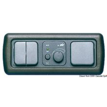 Osculati Triple screw cover dark grey, 14.655.04