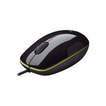Мышь Logitech LS1 Laser Mouse Black-Green USB