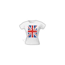 Футболка женская "Британский флаг"