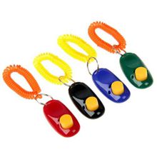 Кликер для дрессировки собак кнопочный на пружине