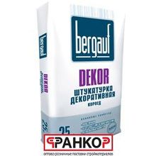 Штукатурка декоративная короед Bergauf Dekor, 2,5 мм., (25 кг) 56 шт под