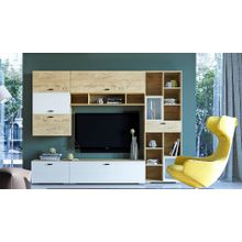 Сильва Стенка для гостиной Snow wood ID - 487287
