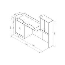 Формула мебели Дельта-18.04 Кровать-чердак верхняя