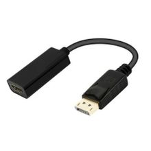 Адаптер DisplayPort M - HDMI F, 0.2 м, Full HD, черный, KS-is (KS-460)