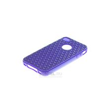 Силиконовая накладка для iPhone 4 4S вид №11 purple