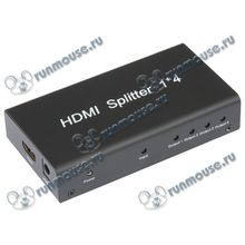 Разветвитель 4 порта HDMI, с блоком питания (ret) [101722]