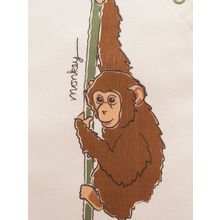 Hudson Baby боди и штанишки обезьяна зеленый лимпопо