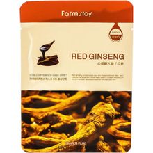 Farmstay Red Ginseng Visible Difference Mask Sheet 1 тканевая маска