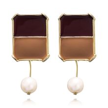 Серьги-гвоздики с позолотой (арт. 80851-7)