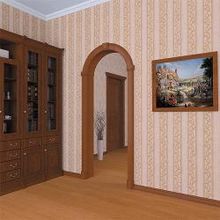 Арка дверная Романская, Ламинированная, Итальянский орех