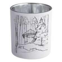 Подсвечник Forest, с изображением избушки