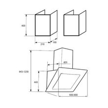 Delonghi Вытяжка DeLonghi KT-T 90 BF