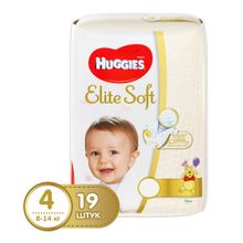 Huggies Elite Soft Comfort 4 (8-14 кг) 19 шт