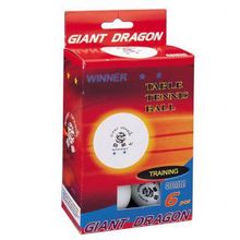 Производитель не указан Мячи белые Winner** 6 шт в упаковке Giant Dragon 33032