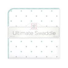 SwaddleDesigns Sterling Little Dots морской кристалл
