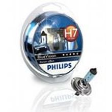 Лампа галоген 12V Н7 55W PX26d Philips Blue WhiteVision Ultra 12972BVU WVSM