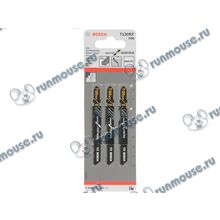Оснастка к ножовке – пильное полотно Bosch "T130RF HM" 2608633104, для керамики (3шт. уп.) [133038]