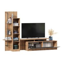 Алмаз. Любимый дом Кёльн Тумба под ТВ (Дуб Золотой Кашмир)