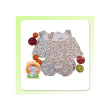 Комплект летний ясельный для девочки (платье с трусами)