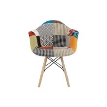 ПМ: Stool Group Кресло EAMES пэчворк Y809