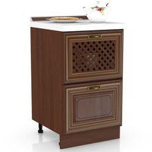 Любимый Дом Кухня Кантри Орех Стол 2 ящика 50 см. ID - 287563