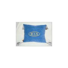  Подушка Kia синяя с кистями серебро