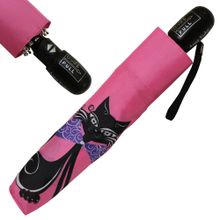 Женский зонт Ame Yoke Кошка розовый