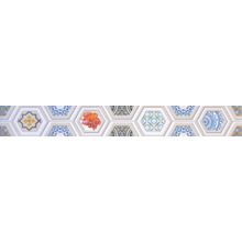 Керамическая плитка Unicer Glam Gio Blanco бордюр 7,5х58