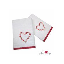 TAC Полотенце  Valentines Цвет:  Белый (Набор)