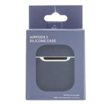 Силиконовый чехол AirPods Soft Touch Slim, dark-blue