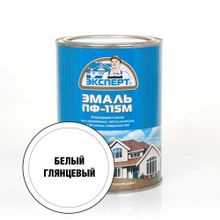 ЭКСПЕРТ Эмаль ПФ-115М  глянц белая (0,8кг; 6шт)