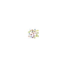 Набор люверсов Звездочки, цвета пастельные, 50 штук, размер люверса 6 мм, диаметр отверстия 2 мм, Rayher