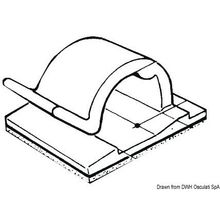 Osculati Nylon self-adhesive cable clamp 5 x 5 mm, 18.030.01