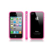 Бампер для IPhone 4 pink