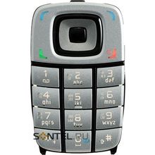 Клавиатура русская Nokia 6101 серебристый