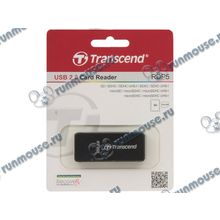 Картридер SDXC microSDXC Transcend "TS-RDP5K", внешн., черный (USB2.0) (ret) [80167]