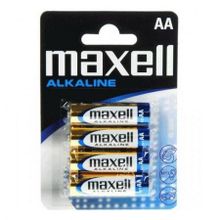 Батарейка AA Maxell LR6 4BL, Alkaline, 4шт в блистере
