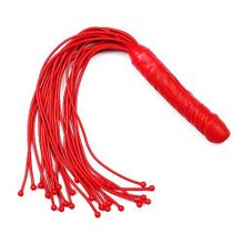 Sitabella Красная плеть с ручкой-фаллосом - 55 см. (красный)