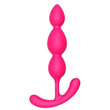 Dream Toys Розовый анальный стимулятор SILKY SMOOTH T-TEARDROP - 11 см. (розовый)