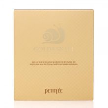 Маска гидрогелевая Золото и экстракт улитки Petitfee Gold&Snail Hydrogel Mask Pack 3шт